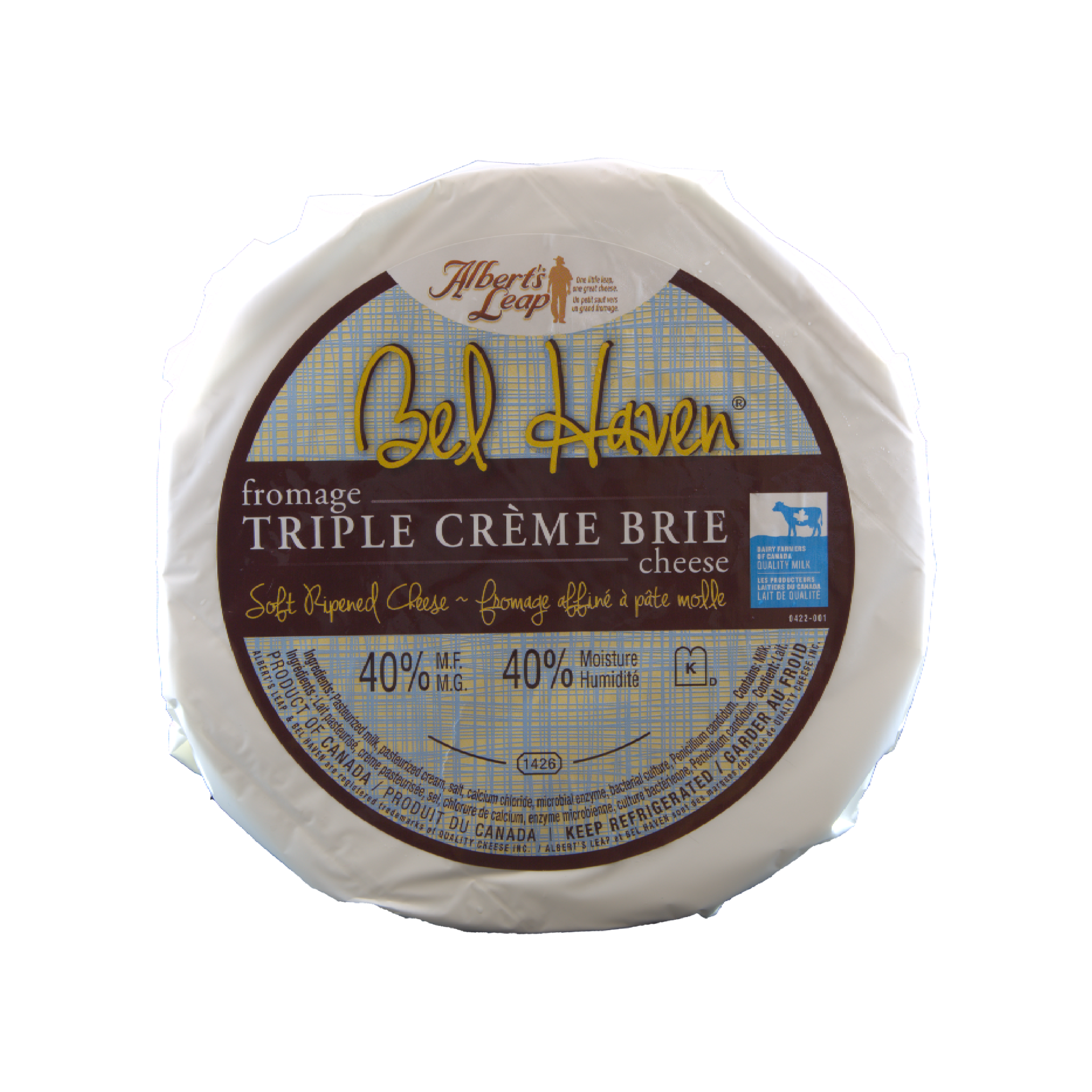Bel Haven Triple Cream Brie 1.5Kg